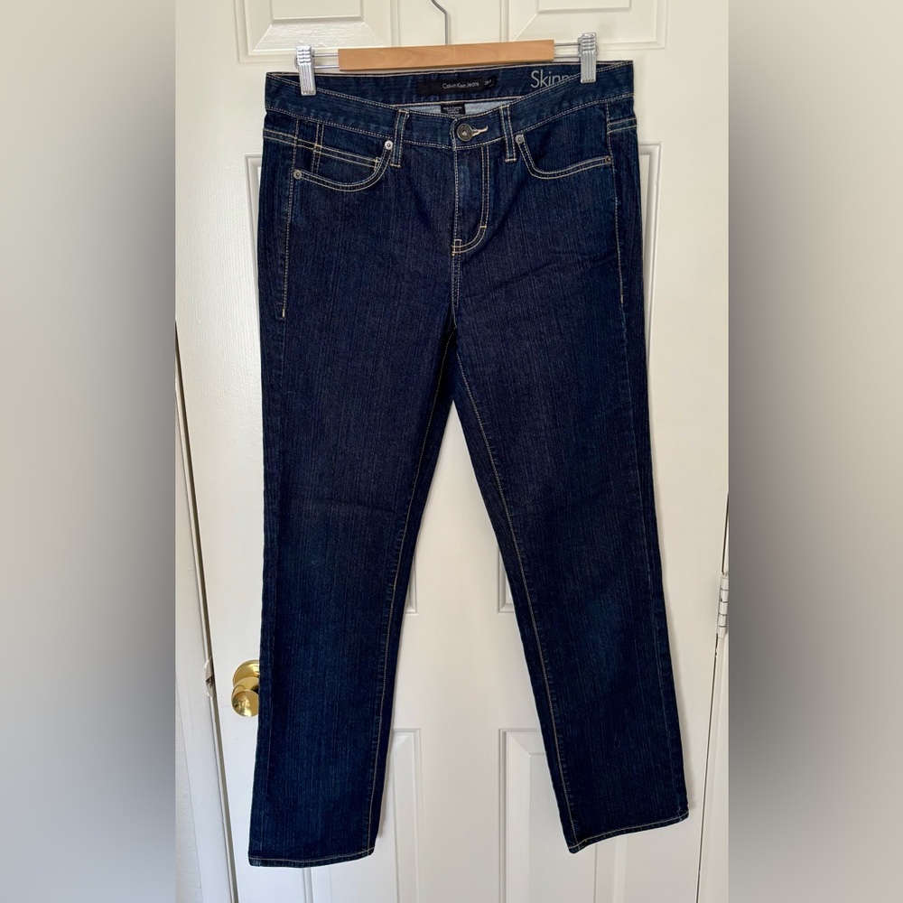 Woman’s Calvin Klein Retro 80s, Skinny Fit Jeans. (nwot) - Picture 3 of 9